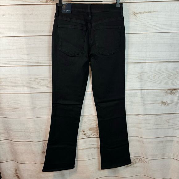 J. Crew Black Bootcut Jean in All-Day Stretch Waist Size 27 - Picture 5 of 10